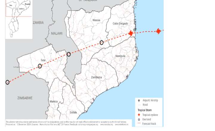 Tracking Cyclone Chido as it Threatens Southern Africa