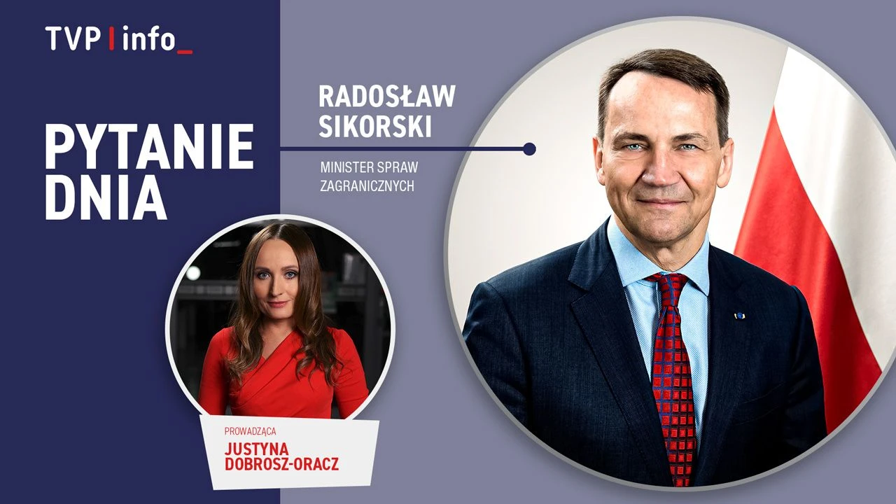 Radosław Sikorski gościem programu „Pytanie dnia”