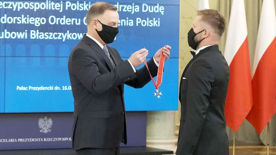 Prezydent odznaczył Jakuba Błaszczykowskiego. Nie tylko za wybitne osiągnięcia sportowe