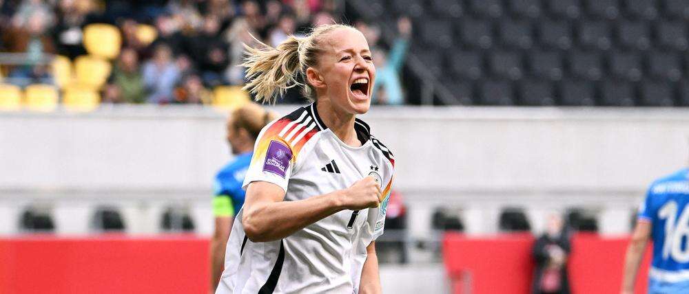 Zweiter Sieg im zweiten Spiel DFB-Frauen gewinnen 3:1 gegen Island