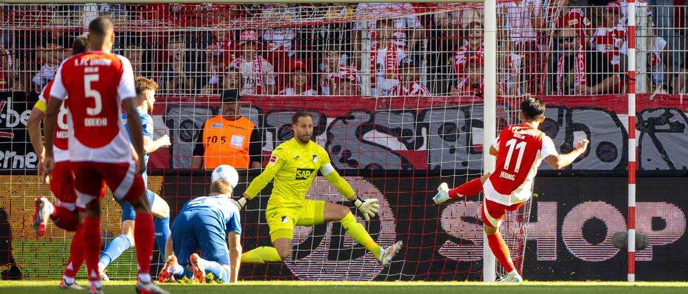 2:1 gegen die TSG Hoffenheim 1. FC Union Berlin zittert sich nach dominantem Start zum Sieg