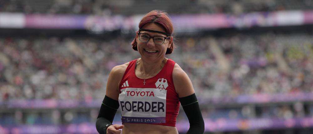 Isabelle Foerder startet bei ihren achten Paralympics Lichtblick im Regen