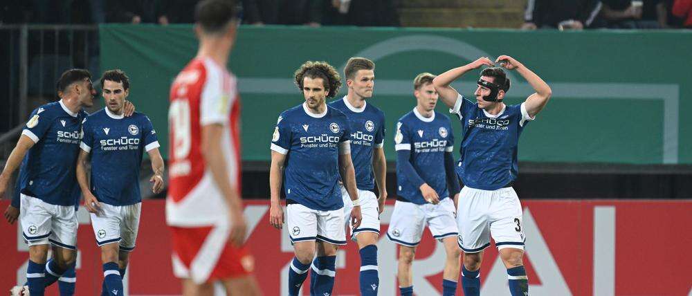 In der zweiten Runde Union Berlin fliegt nach 0:2 in Bielefeld aus dem DFB-Pokal