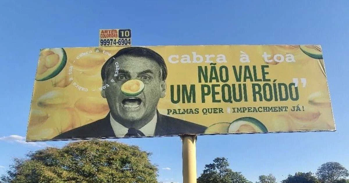 STJ tranca ação de placas comparando Bolsonaro a pequi roído