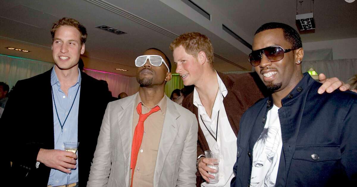 'Conseguiram escapar': P. Diddy chamou William e Harry de 'jovens problemáticos' e tentou incluí-los nas festas polêmicas