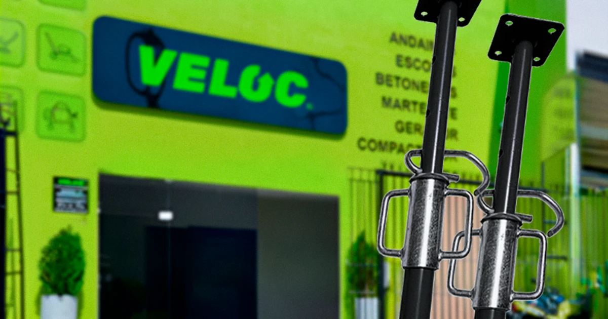 Veloc Locações cresce no setor de escoramento em Alagoas