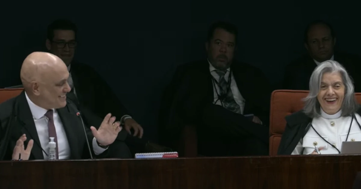 Espero que a senhora não esteja arrependida, diz Moraes a Cármen Lúcia sobre lhe dar posse no TSE