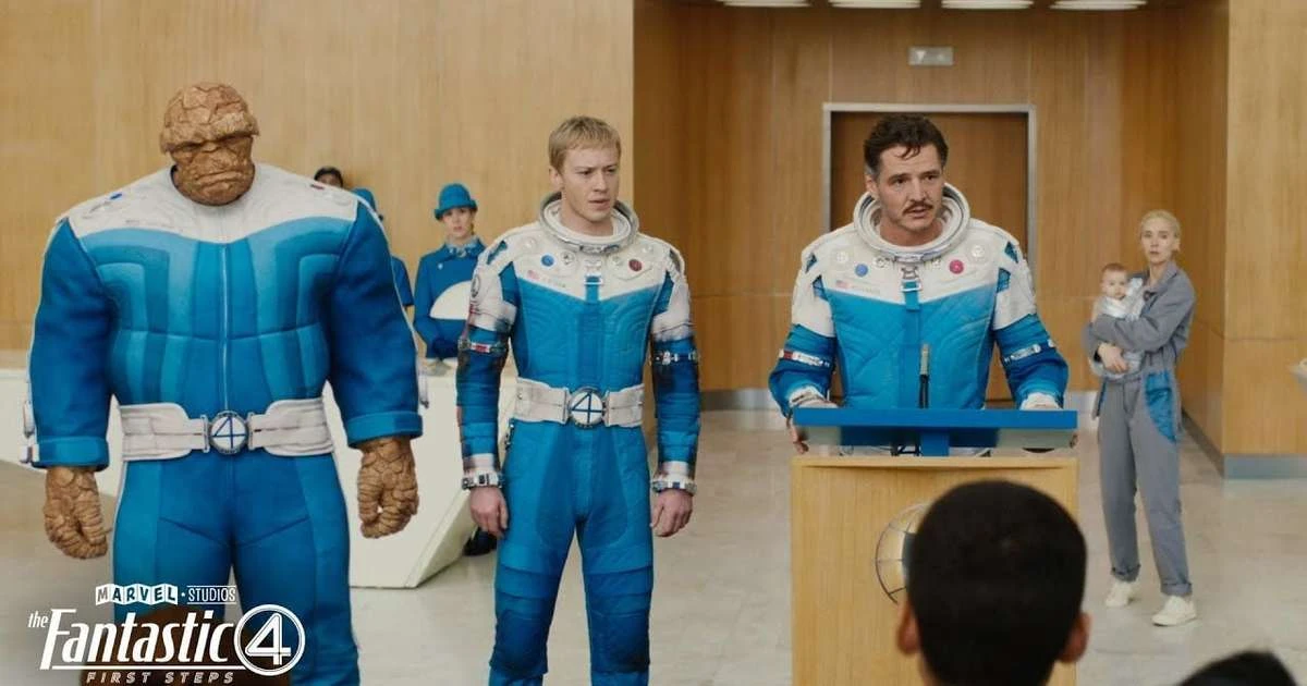 Quarteto Fantástico: Novo trailer revela bebê Franklin, Galactus colossal e visual retrô em nova prévia