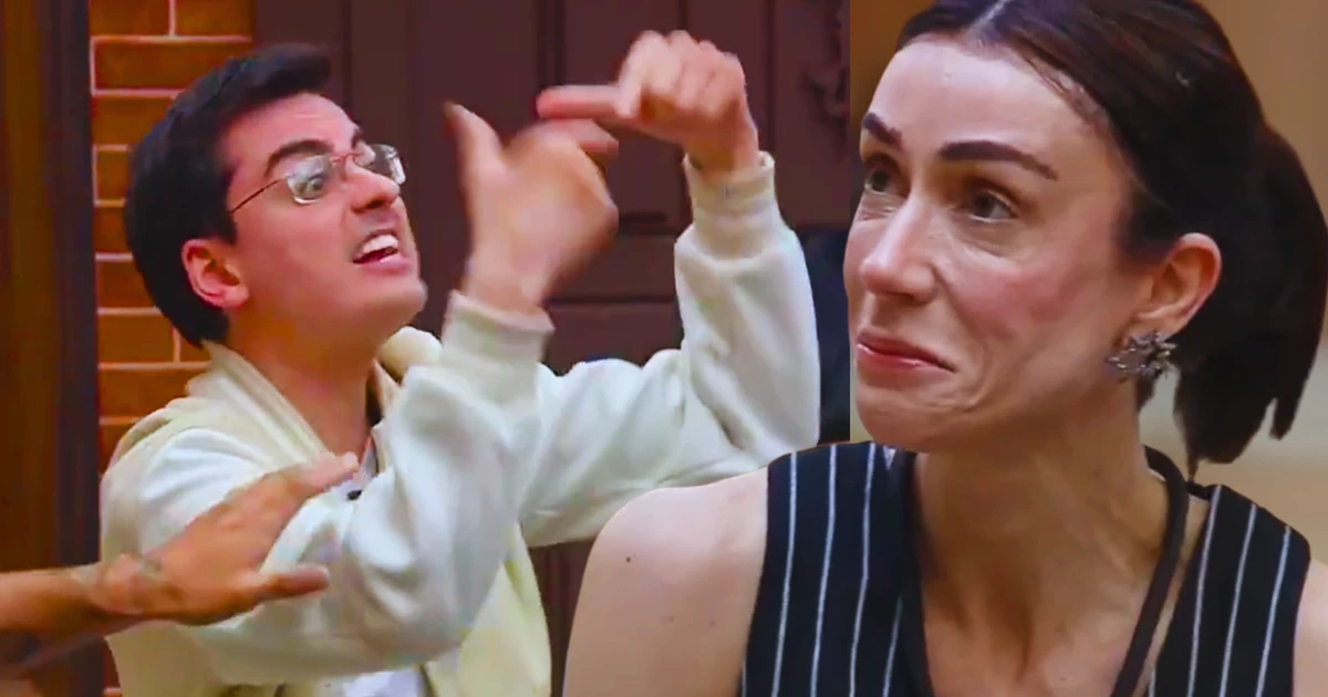 BARRACO em 'A Fazenda': Dudu Camargo dá invertida AO VIVO em jornalista Michelle Barros: 'Você sabe como é televisão'