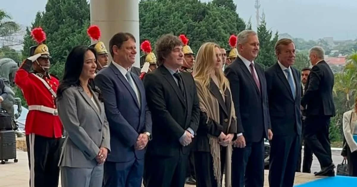 Tarcísio recebe Javier Milei no Palácio do Bandeirantes; veja vídeo