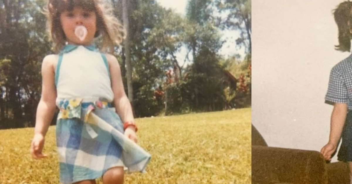 Há cerca de 35 anos, essa menina de chupeta e saia xadrez jamais imaginou que levaria notícias importantes para muitos no Brasil. Reconhece?