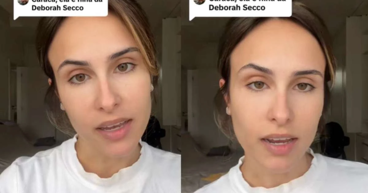 Filha de Roger Flores elogia Deborah Secco como madrasta: 'Incrível'