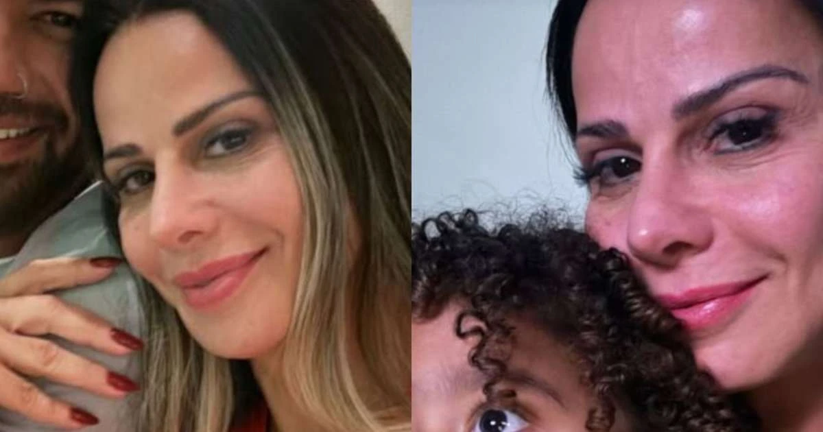 Em família, Viviane Araújo se declara em rara aparição com o marido e filho: 'Tem mais'