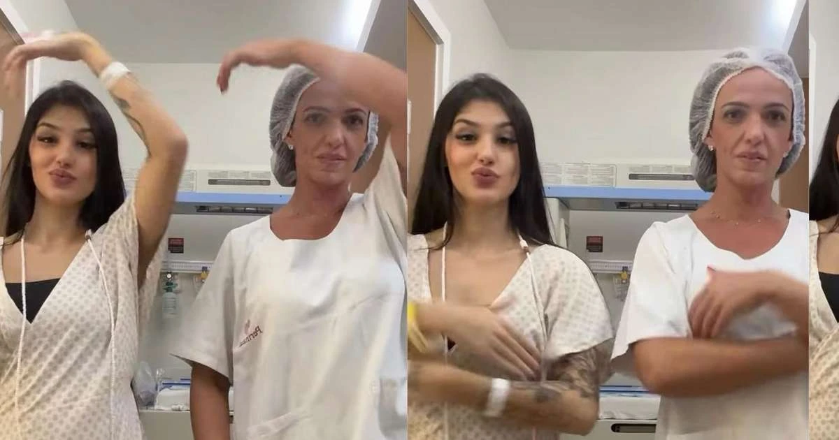 'Bora parir': Bia Miranda dança com obstreta ao som de Anitta em pleno trabalho de parto e vídeo viraliza