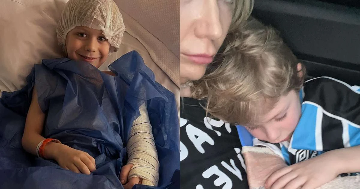 Luiza Possi expõe cirurgia às pressas do filho após queda: 'Um turbilhão de emoções'