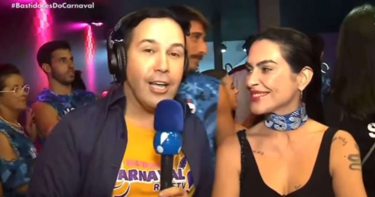 Climão! Repórter é corrigido ao vivo por Cleo após utilizar seu sobrenome: 'Não sou mais'