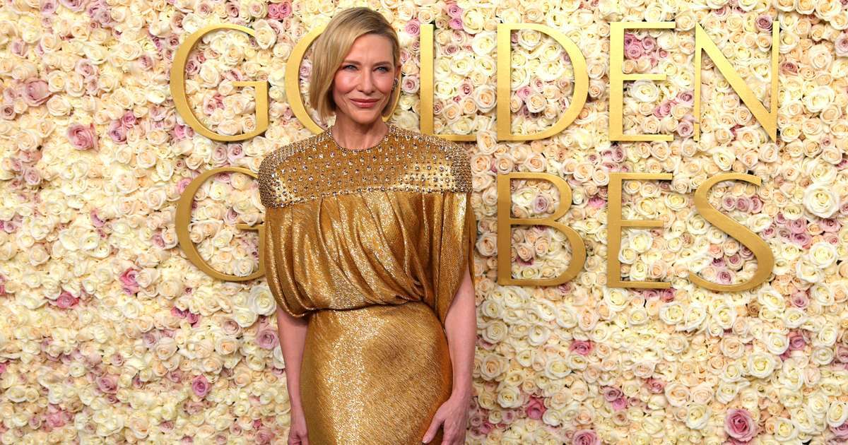 'Diva sustentável': Cate Blanchett repete vestido no Globo de Ouro e recebe elogios na web