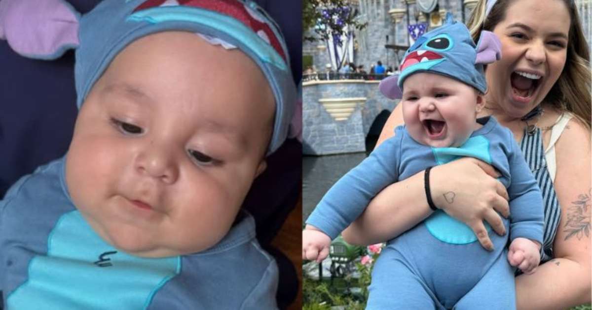 Viih Tube mostra Ravi, de 4 meses, usando fantasia da primogênita Lua: 'Usou com 7'