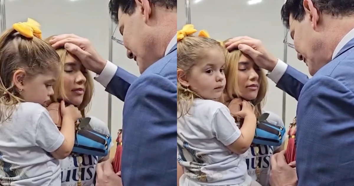 Em momento delicado, Virginia pede bênção para padre em camarim; entenda
