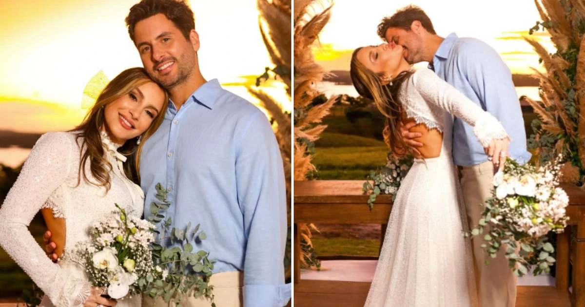 Beleza dos filhos de Claudia Leitte rouba a cena no casamento da cantora: 'Família linda'