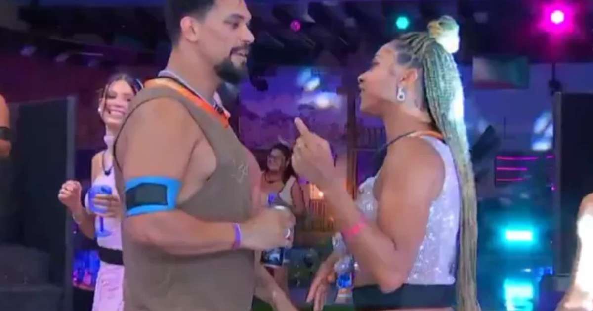 'BBB 25': Vinícius alerta Aline sobre romance: 'Não é para correr atrás de macho'