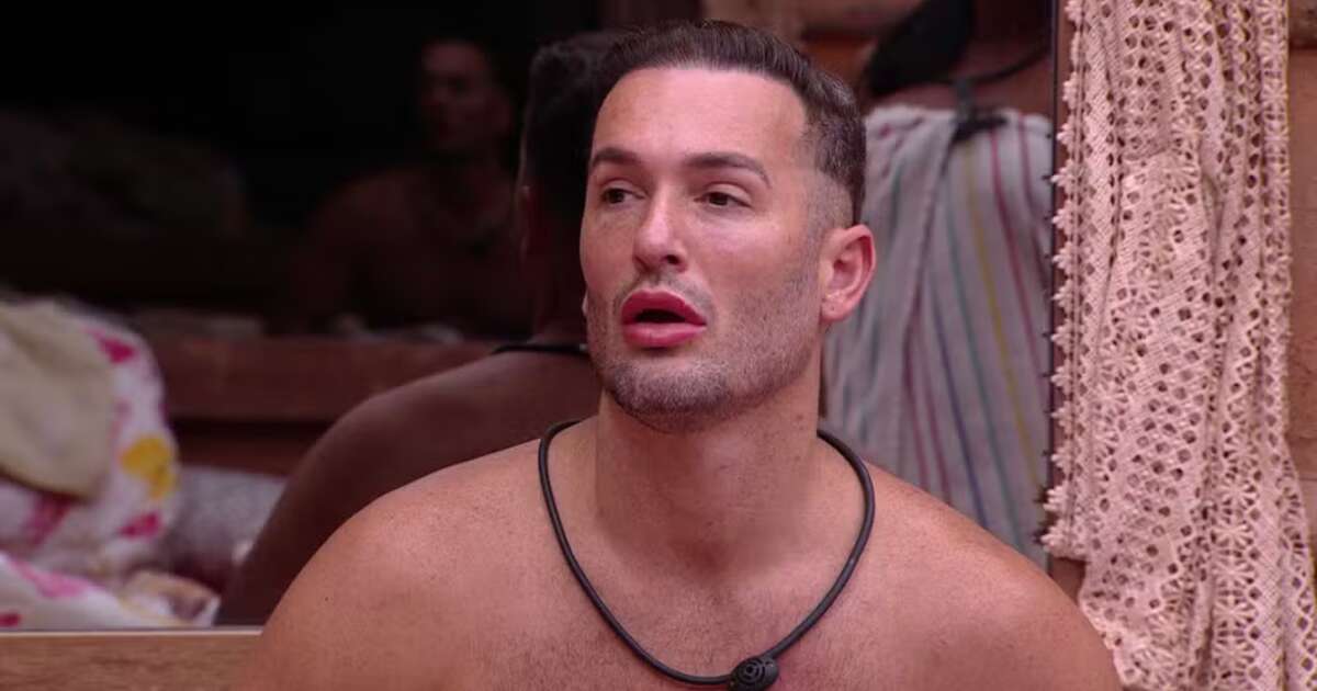 BBB25: Diego Hypolito fica revoltado de ser escolhido como mais hipócrita da casa por Mateus