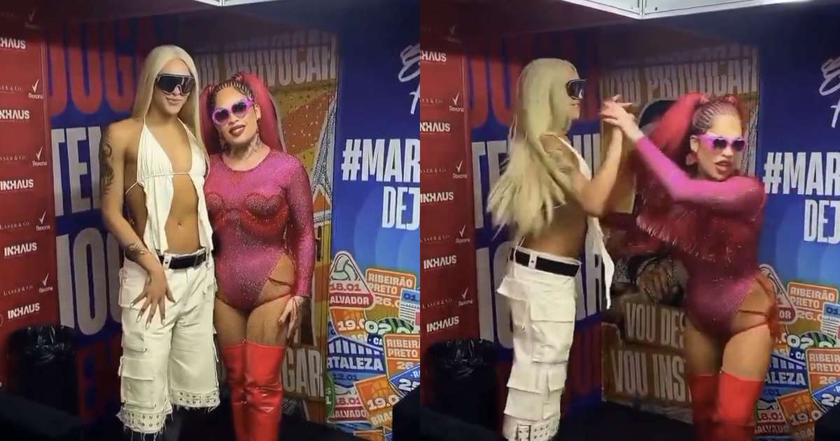 Rivalidade? Gloria Groove e Pabllo Vittar 'brigam' em camarim de show