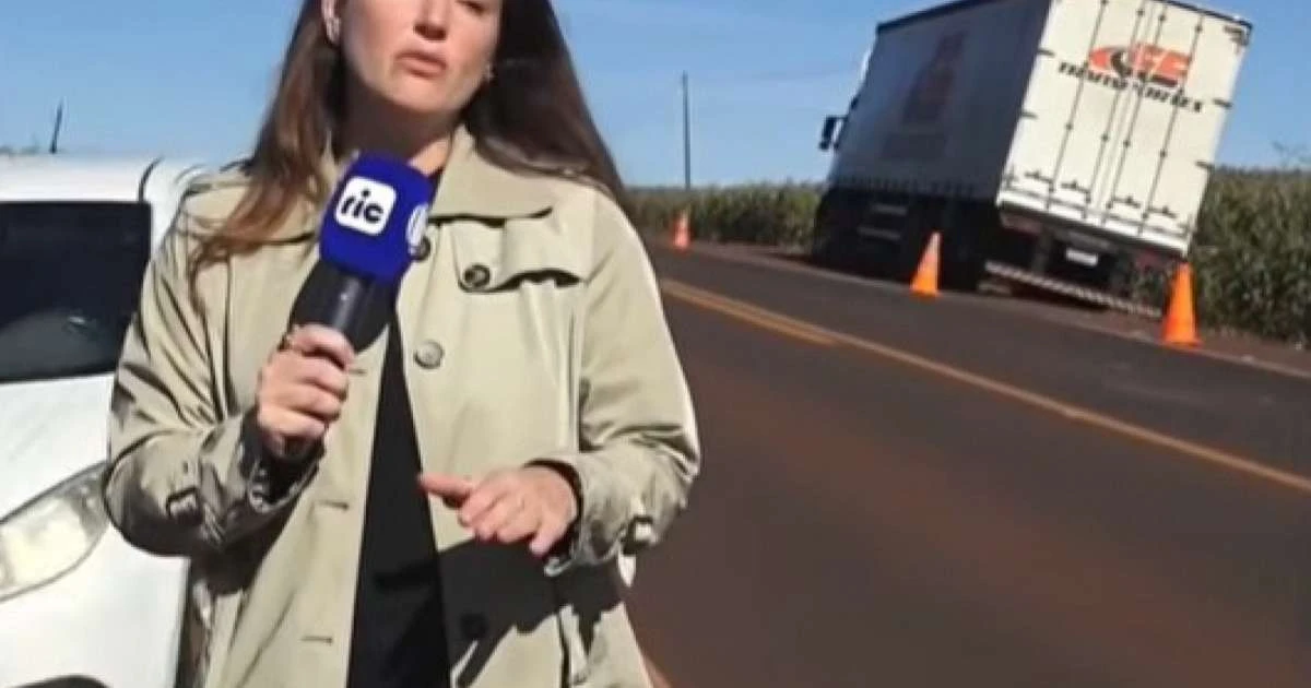 Vídeo: Repórter da Record quase é atropelada ao vivo