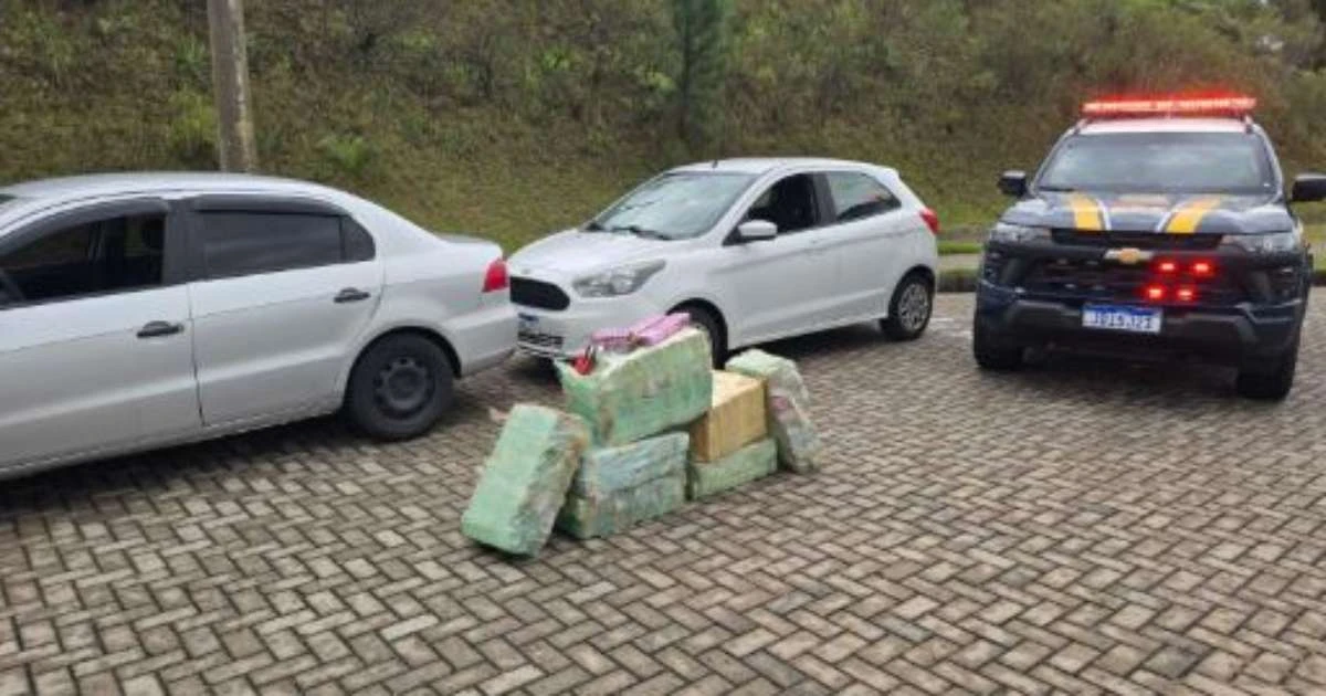 Dupla é presa com mais de 200 quilos de maconha na Freeway