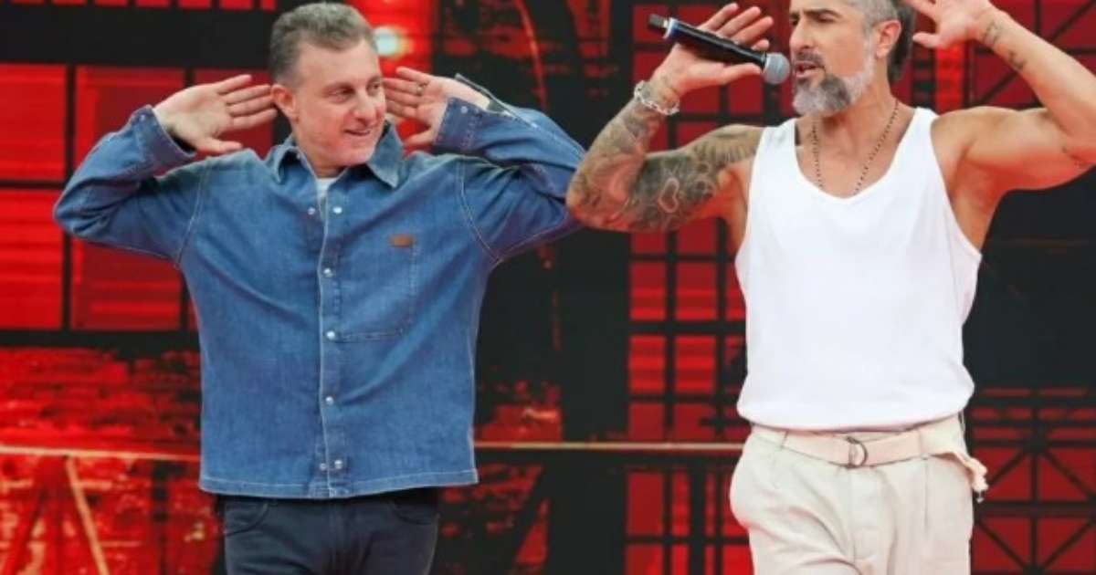 Luciano Huck ignora passado de Marcos Mion em outras emissoras no 'Domingão'