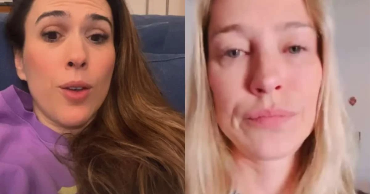 Tata Werneck manda recado após cutucada afiada de Piovani: 'Do nada tomo uma voadora'