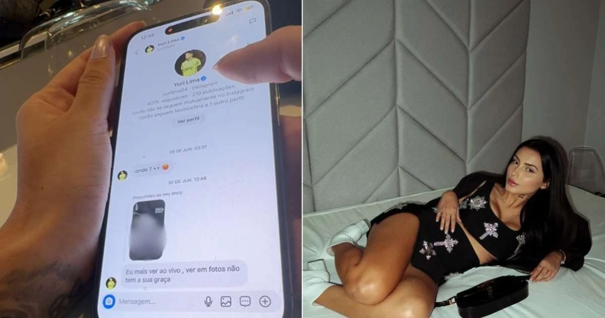 Ex de Neymar expõe suposto flerte de Yuri Lima durante namoro com Iza: 'Falta de caráter'