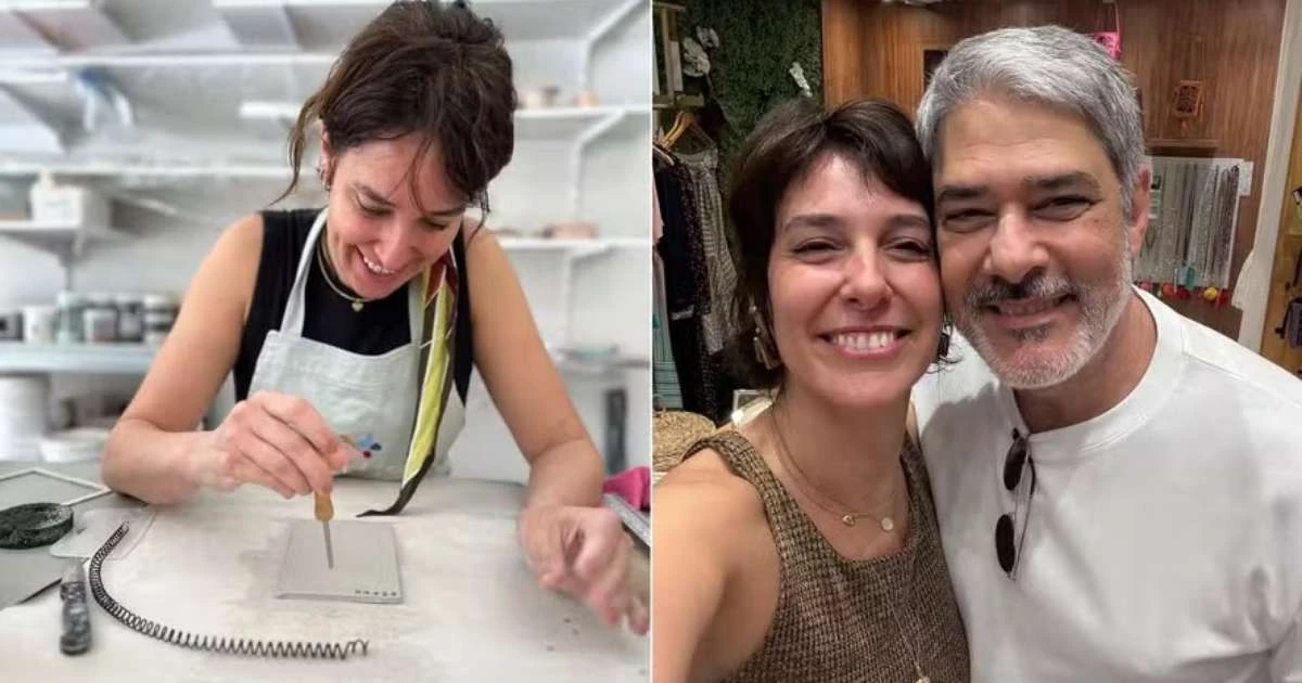 Esposa de Bonner, Natasha Dantas troca fisioterapia pela cerâmica e dá o que falar