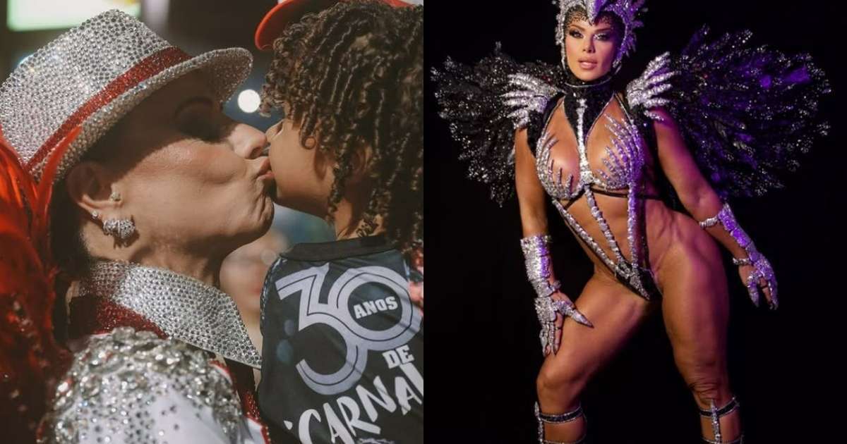 Viviane Araújo relata preocupação com o filho durante desfile de carnaval; entenda