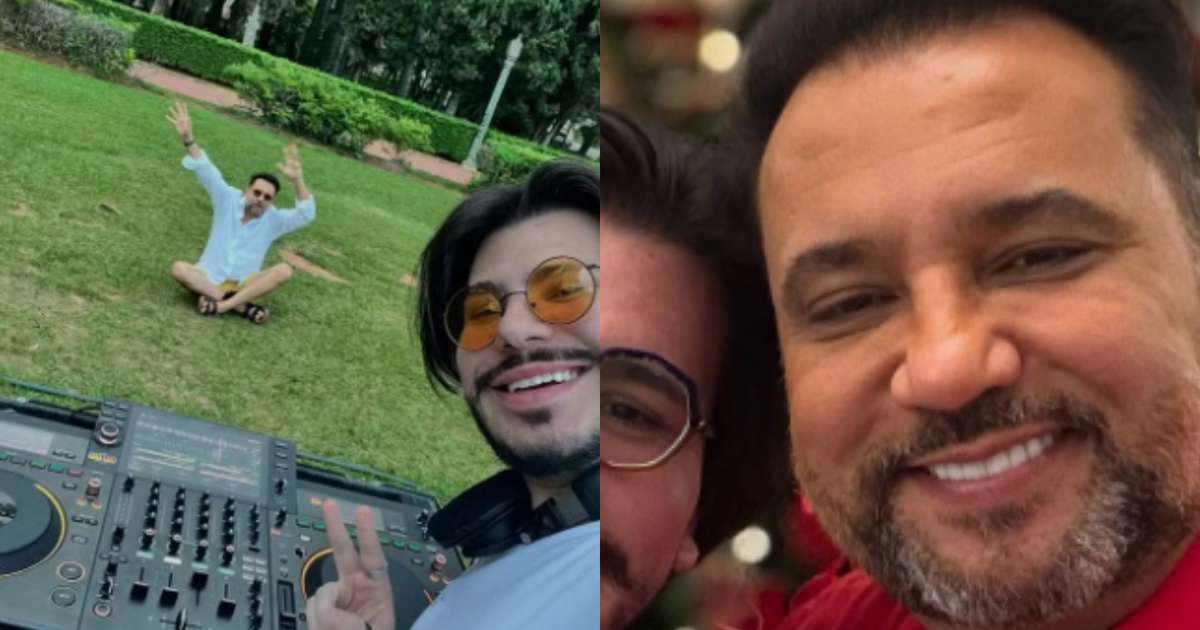 Filho de Geraldo Luís faz show e pai é única plateia: 'Vale mais do que multidões'