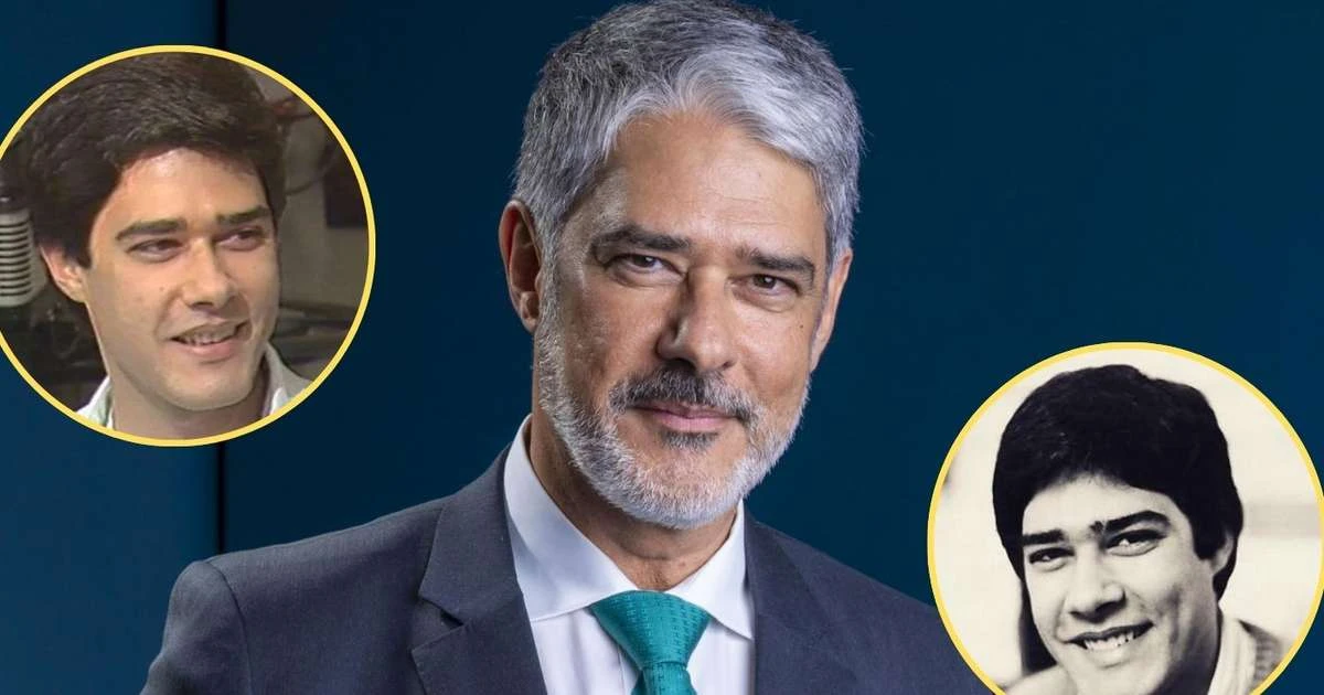 10 fotos de William Bonner na juventude comprovam: há 29 anos no 'Jornal Nacional', jornalista se tornou um dos maiores galãs da TV