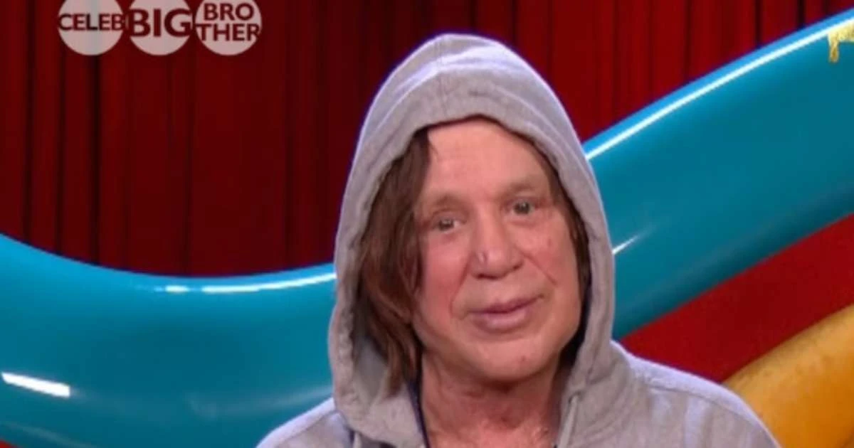 Mickey Rourke se diz 'envergonhado' após saída do Big Brother do Reino Unido
