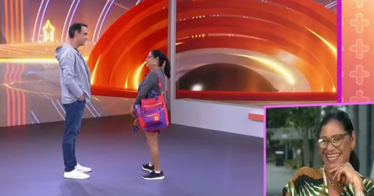 BBB 25: Delma se derrete por Tadeu Schmidt e dispara em rede nacional: 'Menina, que macho lindo'