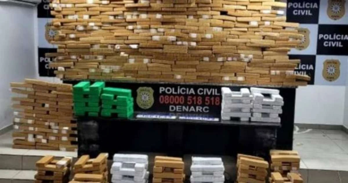 Polícia Civil apreende 400 quilos de maconha após monitoramento em Sapucaia do Sul