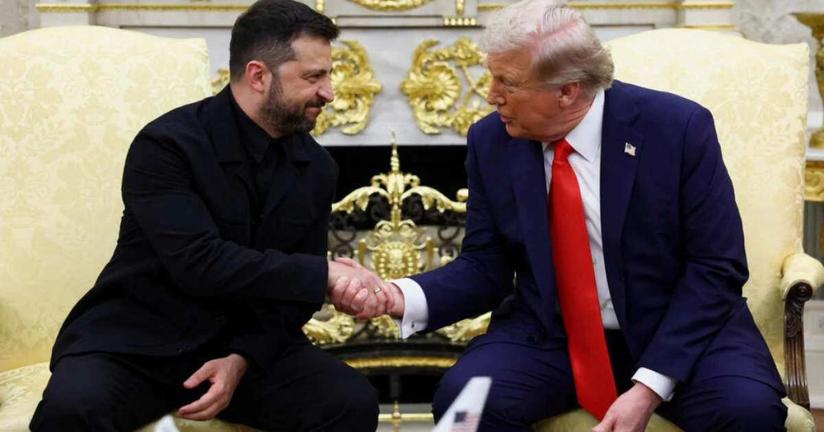 'Esta guerra vai acabar': Donald Trump recebe Volodymyr Zelensky com tom conciliador