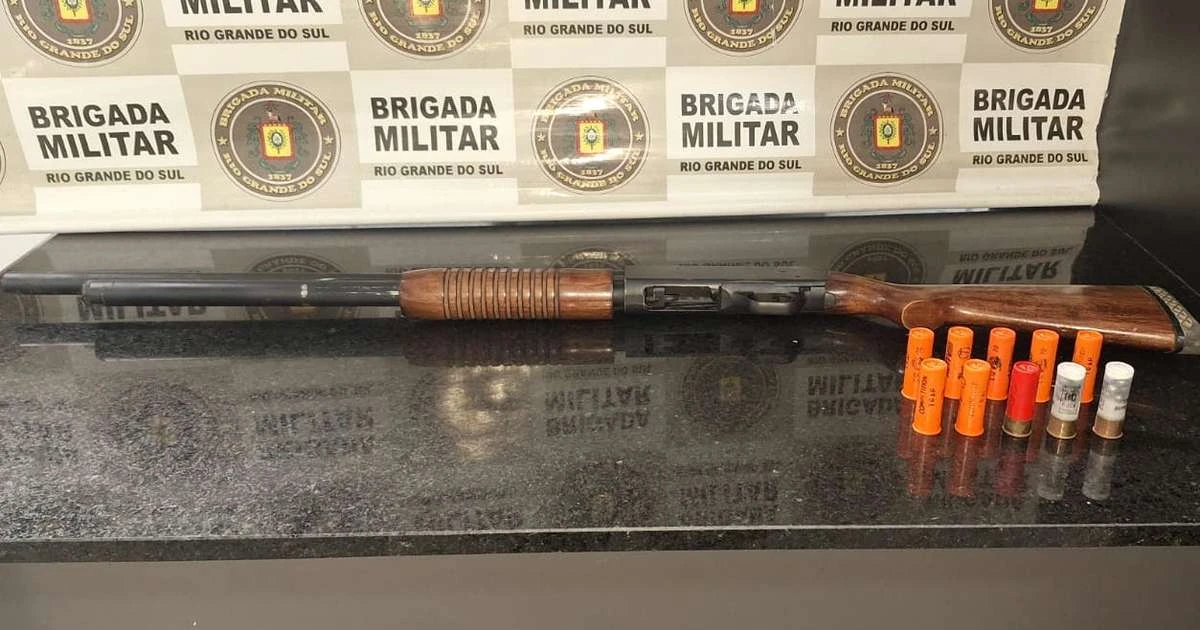 Ameaça armada nas ruas do Litoral Gaúcho: Homem é detido com Espingarda calibre 12 em Imbé