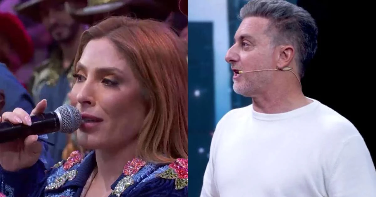 Manu Bahtidão tem crise de choro no Domingão e fala sobre mãe falecida: 'Esperança de reencontrar'