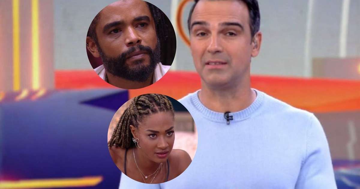 Gigante! Tadeu Schmidt alfineta Diogo e manda recado para Aline em discurso de eliminação do 'BBB 25': 'Contribuindo para te tirar do jogo'