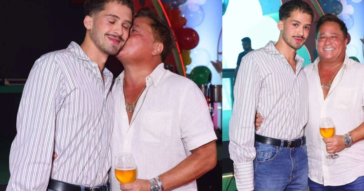Sem Bruna Marquezine, João Guilherme marca presença no aniversário da neta de Leonardo e web não perdoa: 'Vergonha'