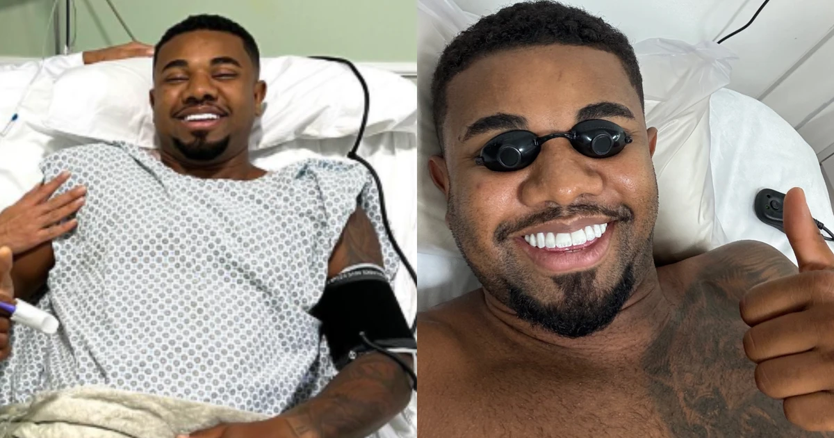 Davi Brito mostra resultado de lipo HD quase duas semanas após a cirurgia: 'O tanquinho vai aparecer'
