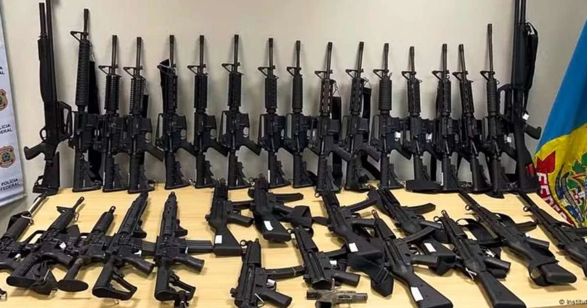 Armas militares dos EUA, Alemanha e Bélgica abastecem crime organizado no Brasil