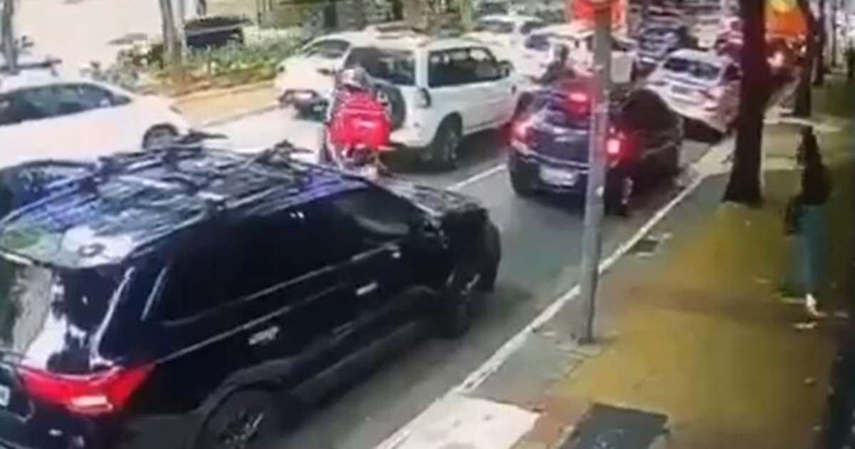 Vídeo mostra momento em que vice-cônsul da Colômbia em SP é baleada na Avenida Nove de Julho