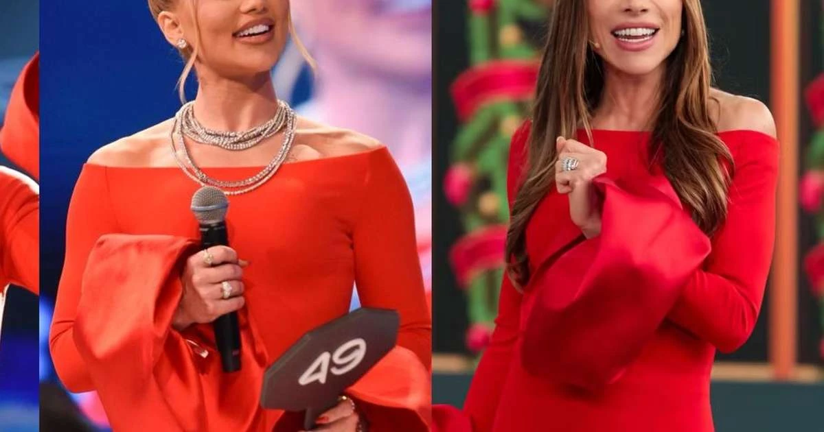 Quem vestiu melhor? Virginia Fonseca repete vestido de R$ 7 mil usado por Patrícia Abravanel no Natal em leilão com famosos. Compare os looks!