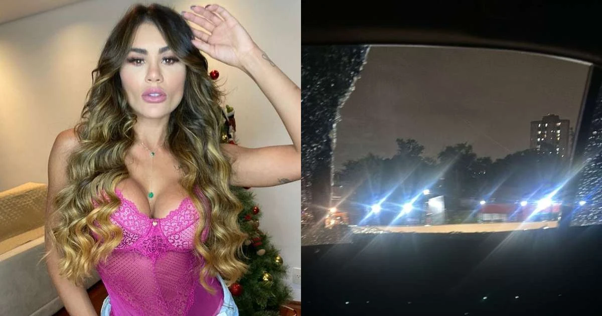 Ex-bailarina do Faustão mostra estrago após tentativa de assalto em São Paulo