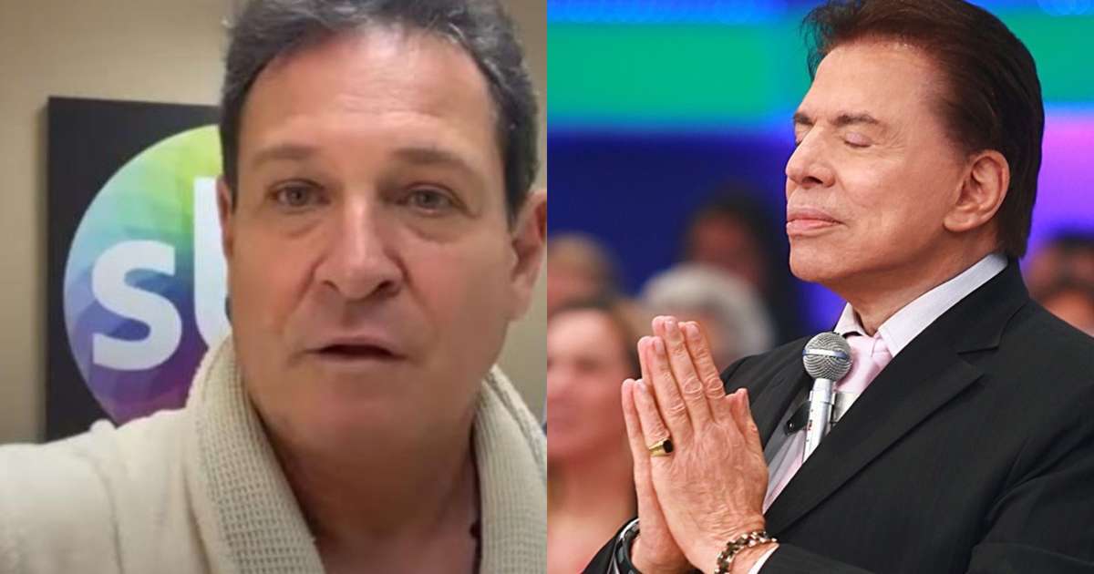 Luis Ricardo volta ao SBT 8 dias depois da morte de Silvio Santos e se emociona